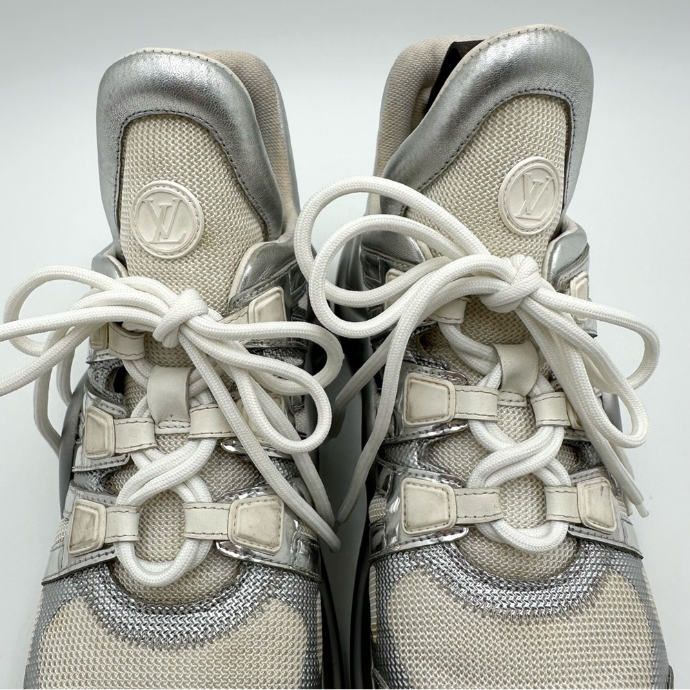 Louis Vuitton Archlight Metallic Sneakers Shoes - Picture 3 of 12